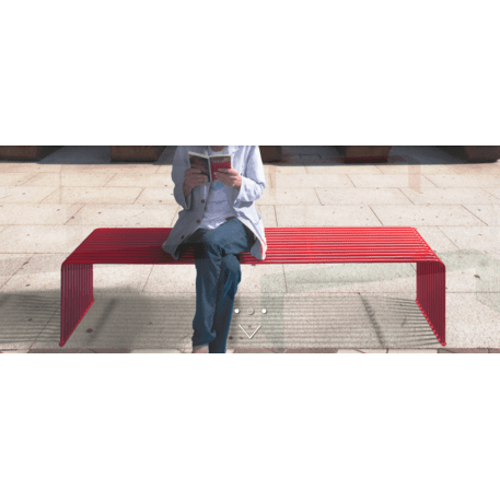 Metal bench 'Zeroquindici.015/Flat Bench'