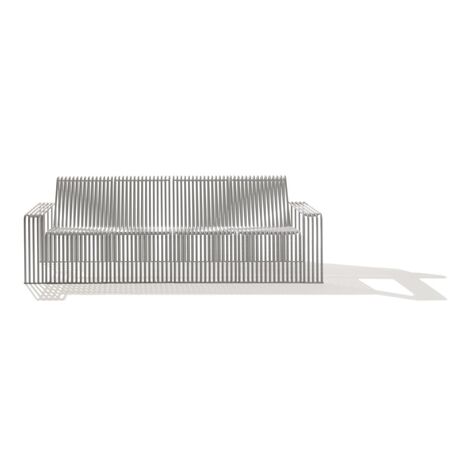 Metal bench 'Zeroquindici.015/Sofa 2520mm'