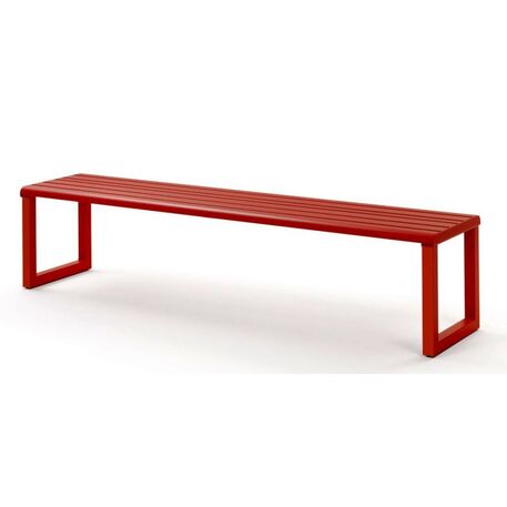Metal bench 'VENTIQUATTRORE.H24/Flat Bench'