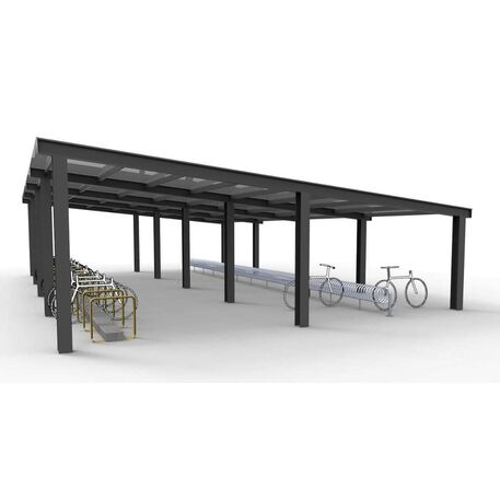 Shelter for bicycles 'STF/20-11-18/MDL'