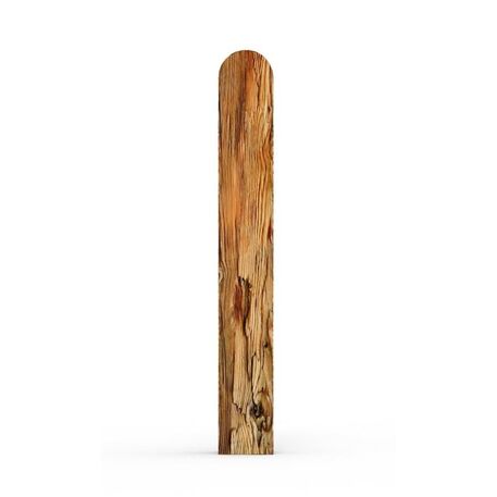 Solid oak wooden bollard 'STF/26-08-03/MDL'