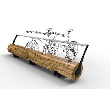 Solid oak bike rack 'STF/27-11-02/MDL'