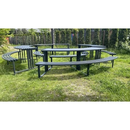 Metal bench + table 'Picnic_STF/13-04-79_02/MDL'