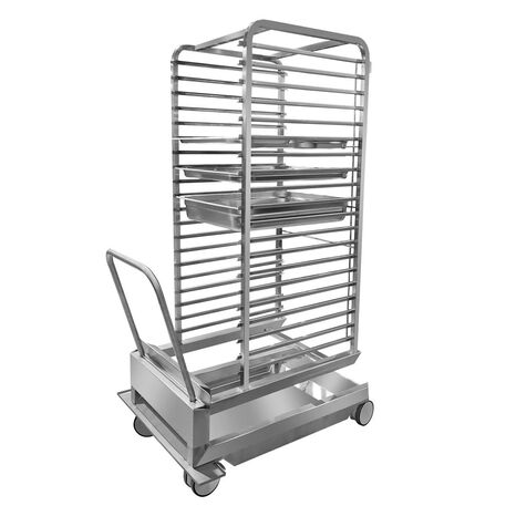 Konvekcinė krosnis su valymo sistema ir vežimeliu (Touch Digital 20x 1/1GN)