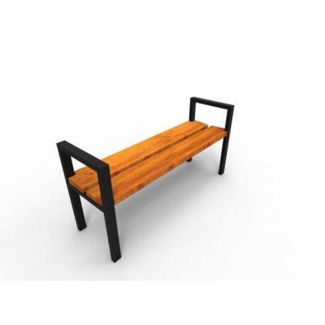 Metal bench without backrest 'IROKO_STF/04-01-02MDL'