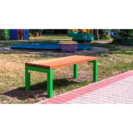 Metal bench without backrest 'IROKO_STF/04-01-01MDL'