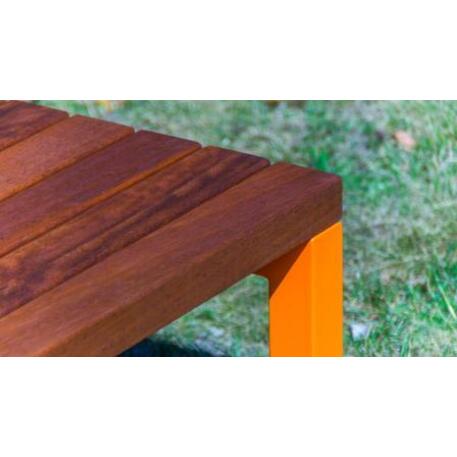 Metal bench without backrest 'IROKO_STF/04-01-01MDL'