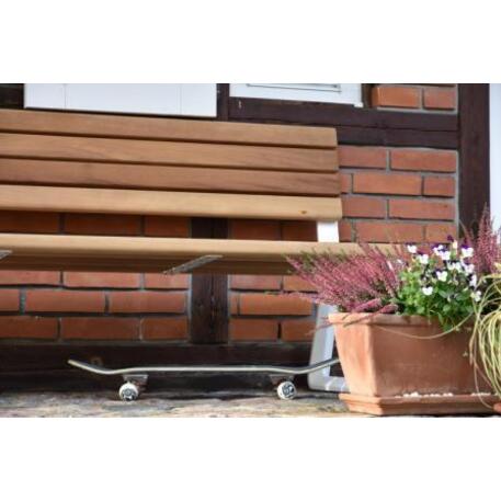 Metal bench with backrest 'IROKO_STF/22-04-20MDL'