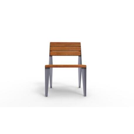 Metal bench with backrest 'IROKO_STF/19-04-52MDL'