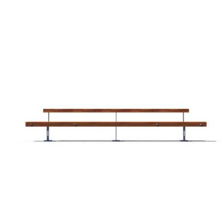 Metal bench with backrest + Picnic table 'IROKO_STF/18-04-97/MDL'