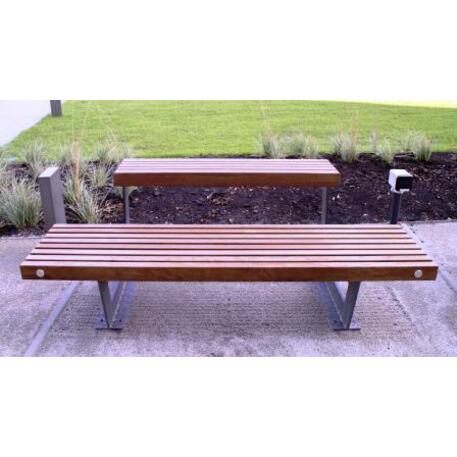 Metal bench with backrest + Picnic table 'IROKO_STF/18-04-97/MDL'