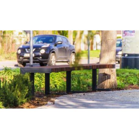 Metal bench without backrest 'IROKO_STF/18-04-53MDL'