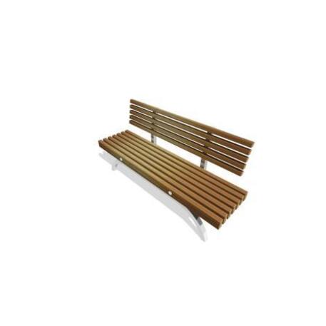 Metal bench with backrest 'IROKO_STF/13-04-91MDL'