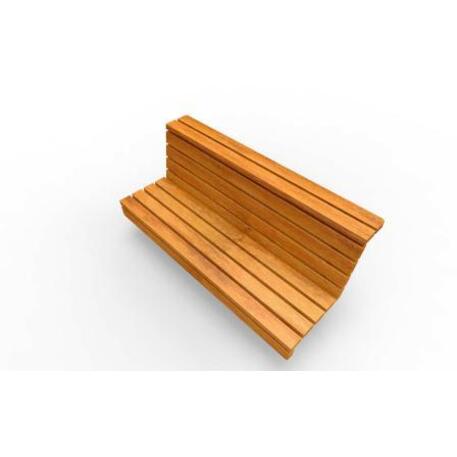 Metal bench with backrest 'IROKO_STF/13-04-86MDL'