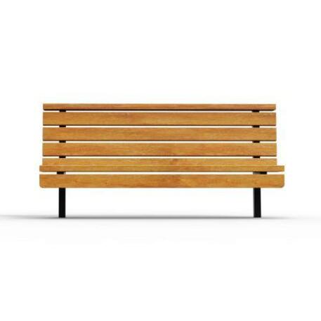 Metal bench with backrest 'IROKO_STF/13-04-86MDL'