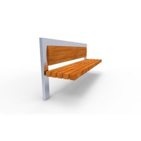 Metal bench with backrest 'IROKO_STF/13-04-18MDL'