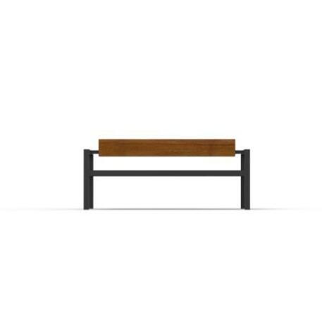 Metal bench with backrest 'IROKO_STF/02-04-05_01/MDL'