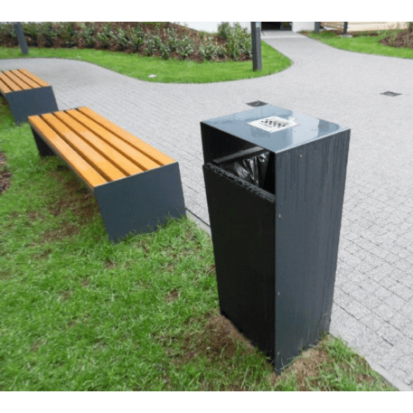 Metal litter bin 'Efekt / 70L'