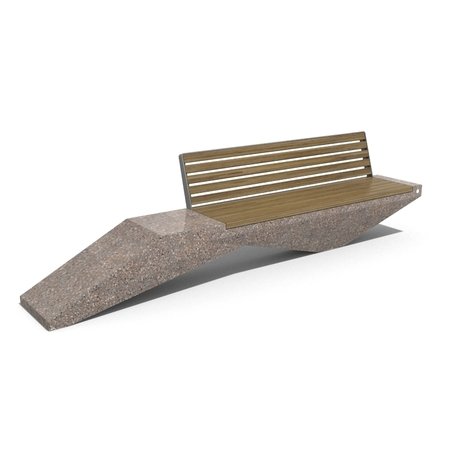 Concrete bench '330x61x84cm / BS-246'