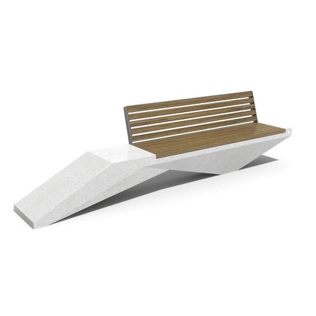 Concrete bench '330x61x84cm / BS-246'