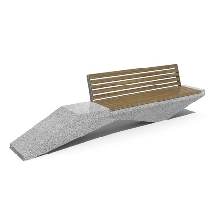 Concrete bench '330x61x84cm / BS-246'