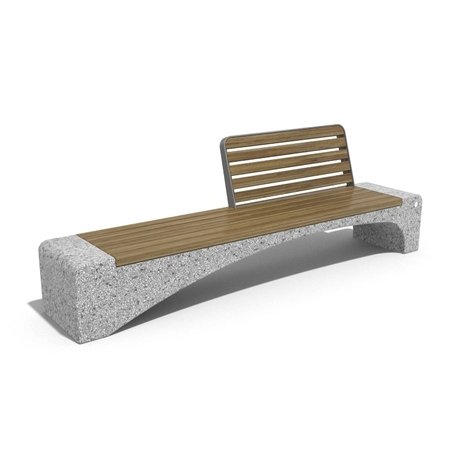 Concrete bench '230x56x75cm / BS-247'