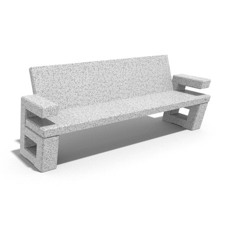 Concrete bench '200x61x83cm / BS-252'