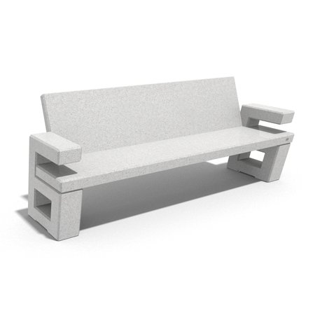 Concrete bench '200x61x83cm / BS-252'