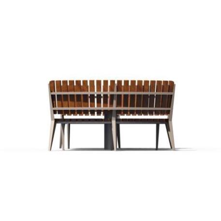 Metal bench + table 'Picnic_IROKO_STF/22-04-24_01/MDL'