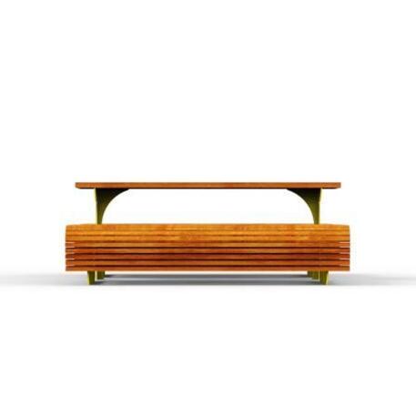Metal bench + table 'Picnic_IROKO_STF/20-13-05_04/MDL'