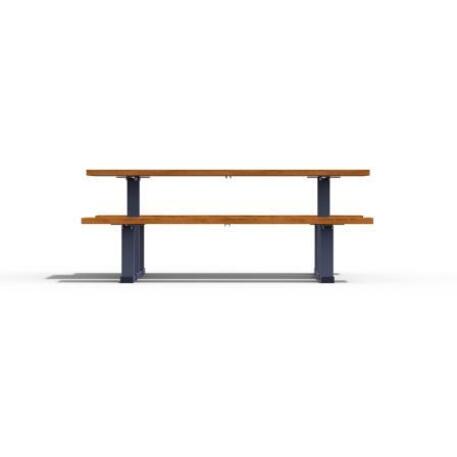 Lauko / Vidaus medinis suoliukas ir stalas iš IROKO medienos 'STF/19-02-04_01/MDL'