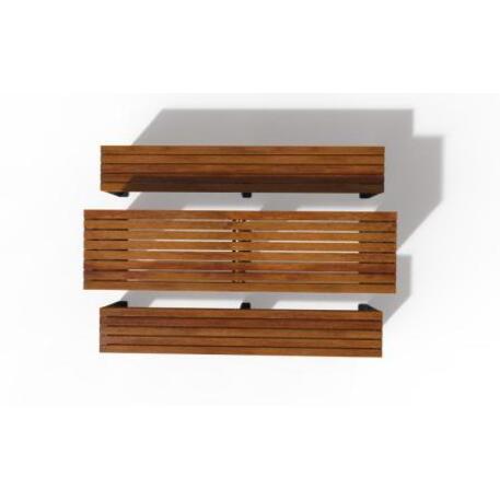 Lauko / Vidaus medinis suoliukas ir stalas iš IROKO medienos 'STF/18-02-15/MDL'