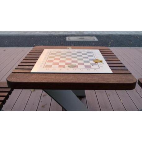 Metal bench + table 'Picnic_IROKO_STF/18-02-09_01/MDL'