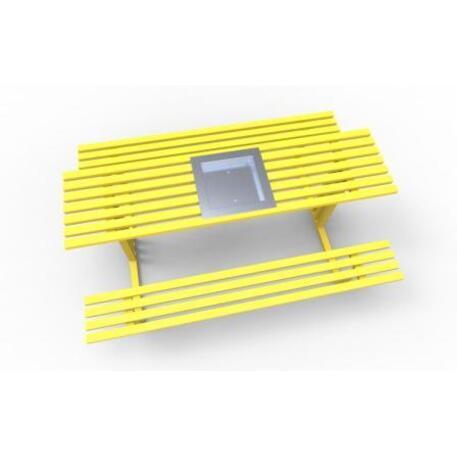 Metal bench + table 'Picnic_STF/13-04-79/MDL'