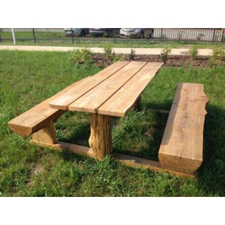 Metal bench + table 'Picnic_IROKO_STF/04-04-11/MDL'