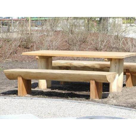 Metal bench + table 'Picnic_IROKO_STF/04-04-11/MDL'