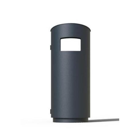 Metal litter bin 'STF/24-07-09/55L'