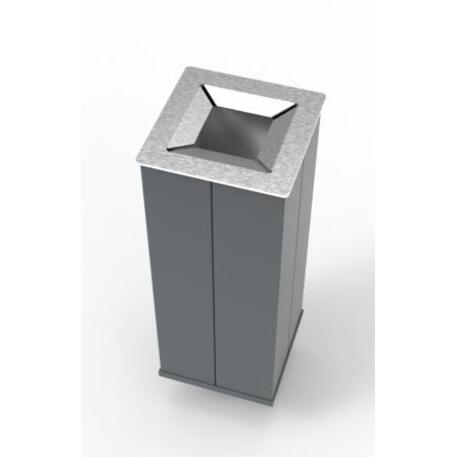 Metal litter bin 'STF/24-07-09/40L'