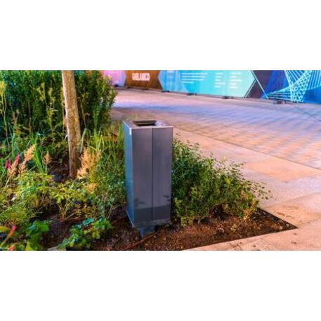 Metal litter bin 'STF/24-07-09/40L'