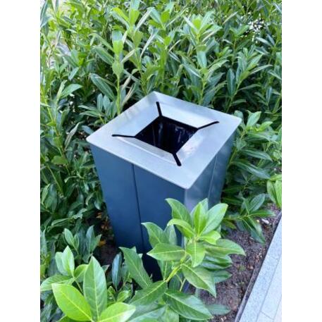 Metal litter bin 'STF/24-07-09/40L'