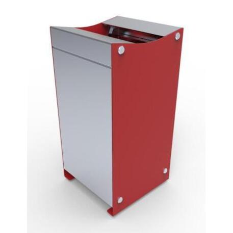 Metal litter bin 'STF/20-07-25/60L'