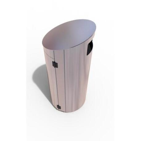 Metal litter bin 'STF/20-07-05_02/72L'