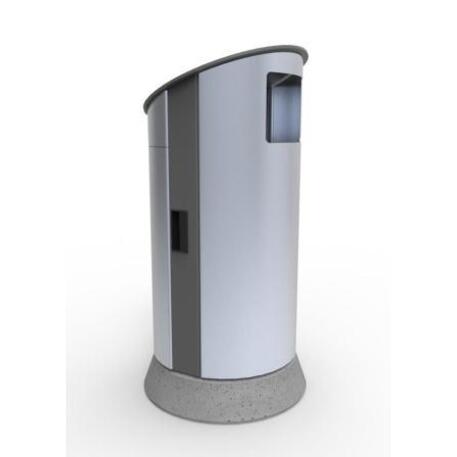 Metal litter bin 'STF/20-07-05/70L'