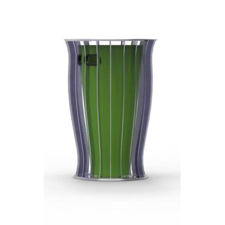 Metal litter bin 'STF/19-07-31/50L'