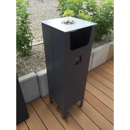 Metal litter bin 'STF/19-07-28_02/45L'