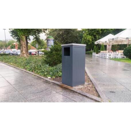 Metal litter bin 'STF/19-07-20_03/70L'