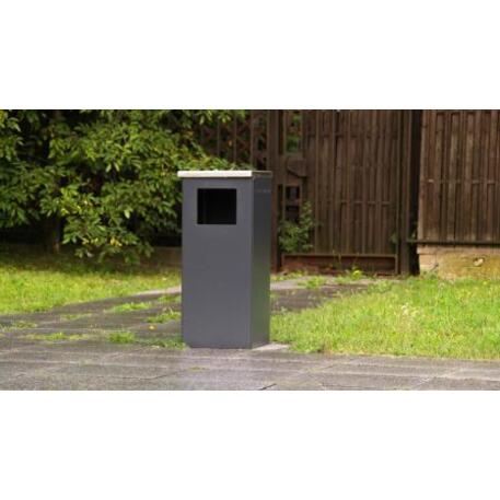 Metal litter bin 'STF/19-07-20_03/70L'