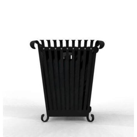 Metal litter bin 'STF/19-07-01/40L'