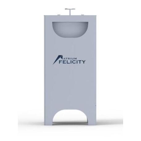 Metal litter bin 'STF/18-07-74/70L'