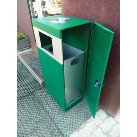 Metal litter bin 'STF/18-07-72/50L'